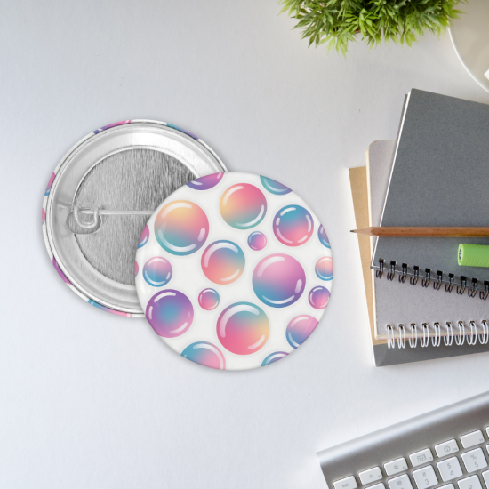 Pin Buttons Bubble Seamless Paper Pattern Size 75mm